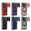 Redmi Note 14 4G Purple Camshield Magnetic Holder Phone Case - 2
