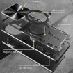 Redmi K80 CD Texture Sliding Camshield Magnetic Holder Case - Red - 3