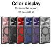 Redmi K80 Blue CD Texture Sliding Camshield Magnetic Holder Case - 2