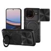 Redmi K80 Pro Black CD Texture Camshield Magnetic Holder Case - 1