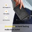 Redmi A5 4G Phone Case - CD Texture, Camshield, Magnetic Holder, Red - 7