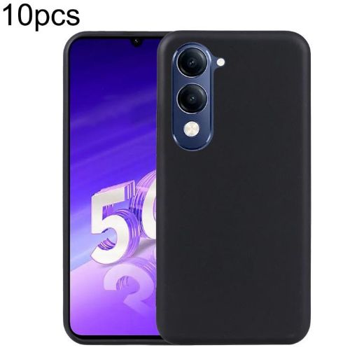 Vivo T4 Lite Black TPU Phone Case - 10 Pack - 1