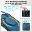 iPad Pro 13 2024 Honeycomb Hybrid Case with Handle & Strap - Navy Blue - 6