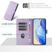 OnePlus Ace 5 Ultra RFID Leather Phone Case - Light Purple Honeycomb - 3