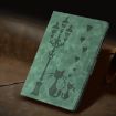 Samsung Galaxy Tab A7 10.4 2020 Green Cat Leather Case - 2