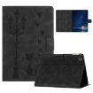 Samsung Galaxy Tab A7 10.4 2020 Cat Leather Case - Black - 1
