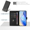 Realme 14 5G/14T 5G Honeycomb RFID Leather Phone Case - Black - 3