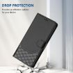 Realme 14 5G/14T 5G Honeycomb RFID Leather Phone Case - Black - 7