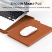 13-14" Black Multifunctional Laptop PU Magnetic Stand Bag with Mouse Pad - 6
