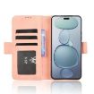 Xiaomi Civi 5 Pro 5G Pink Leather Phone Case with Card Slots - 6