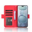 Xiaomi Civi 5 Pro 5G Red Leather Phone Case with Card Slots - 6