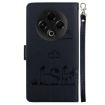 Tecno Spark 30 4G Black RFID Leather Phone Case with Cute Cats Design - 3