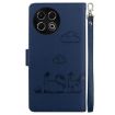 Tecno Spark 30 Pro Blue RFID Leather Phone Case with Cute Cats Design - 3