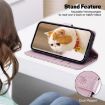 Infinix Hot 50 Pro+ 4G Rose Gold Cute Cats RFID Leather Phone Case - 5
