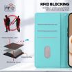 Infinix Hot 50 Pro+ 4G Green RFID Leather Phone Case with Cute Cats - 7