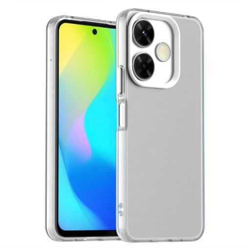 Redmi 13 5G Shockproof Phone Case - White Candy PC Hybrid TPU - 1