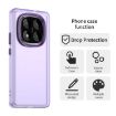 Redmi Note 14 Pro 5G Shockproof Phone Case - Purple Hybrid TPU - 4