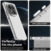 Redmi Note 14 Pro+ 5G Shockproof Phone Case, White, Hybrid TPU/PC - 3