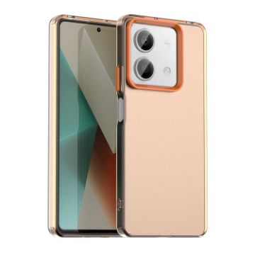 Redmi Note 13 5G Shockproof Phone Case - Orange Candy PC Hybrid TPU - 1