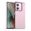 Red Shockproof Phone Case for Redmi Note 13 5G - Candy PC Hybrid TPU - 1