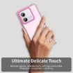 Red Shockproof Phone Case for Redmi Note 13 5G - Candy PC Hybrid TPU - 5