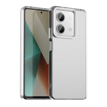 Redmi Note 13R Pro Shockproof Phone Case - White Candy PC Hybrid TPU - 1