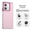 Red Shockproof Phone Case for Redmi Note 13R Pro - Candy PC Hybrid TPU - 4