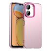 Red Shockproof Phone Case for Redmi 13R 5G - Candy PC Hybrid TPU - 1
