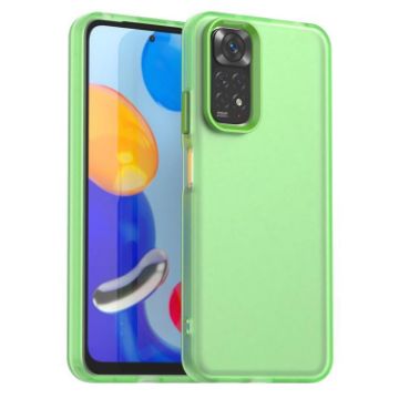 Redmi Note 11/11S 4G Green Shockproof Candy PC TPU Phone Case - 1