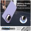 Redmi A5/Xiaomi Poco C71 Shockproof Phone Case, Candy PC Hybrid TPU Purple - 7