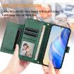 Ulefone Note 14 Green Leather Phone Case with Multi-Card Slots & Zipper - 4
