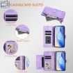 Ulefone Note 14 Purple Leather Wallet Phone Case with Multi-Card Slots - 5