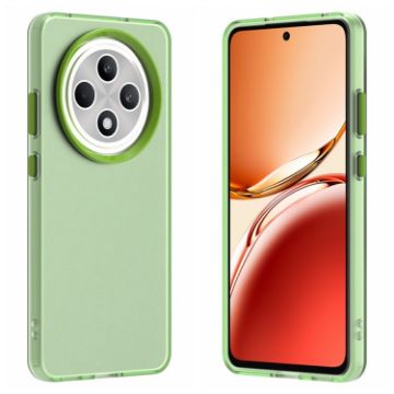 OPPO Reno12 F 5G Shockproof Phone Case - Green Candy PC Hybrid TPU - 1