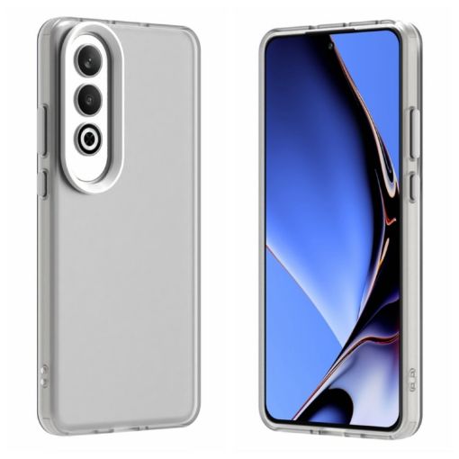 OPPO K12 5G Shockproof Phone Case - White Candy PC Hybrid TPU - 1