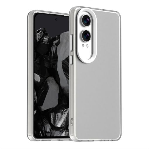 OPPO K12x Candy PC Hybrid TPU Shockproof Phone Case - White - 1