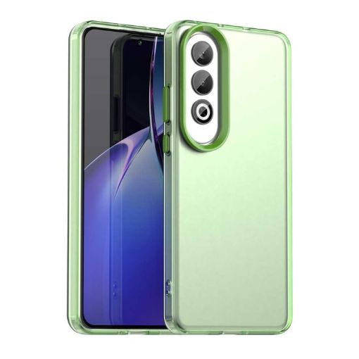 OPPO K12 Plus Green Candy PC Hybrid TPU Shockproof Phone Case - 1