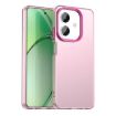 OPPO A3 4G Red Shockproof Phone Case - Candy PC Hybrid TPU Cover - 1