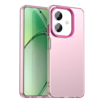OPPO A3 4G Red Shockproof Phone Case - Candy PC Hybrid TPU Cover - 1