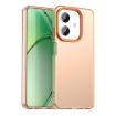 OPPO A3x 4G Shockproof Phone Case - Orange Candy PC Hybrid TPU - 1