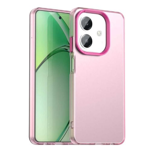 OPPO A60 LATAM Red Shockproof Candy PC Hybrid TPU Phone Case - 1