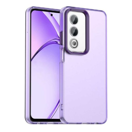 OPPO A80 5G Shockproof Phone Case - Purple Candy PC Hybrid TPU - 1