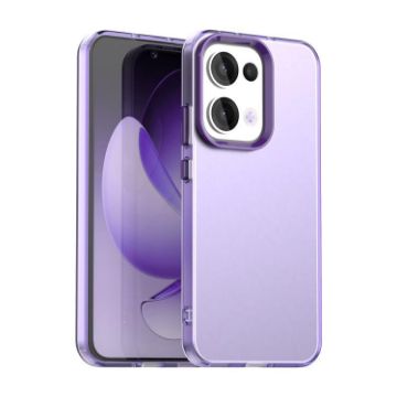 OPPO Reno13 5G Global Candy PC TPU Shockproof Case - Purple - 1