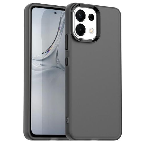 OPPO K13 5G Shockproof Phone Case - Black Candy PC Hybrid TPU - 1