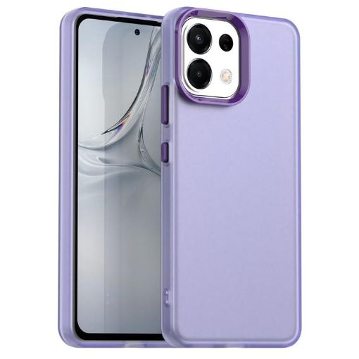 OPPO K13 5G Shockproof Phone Case - Candy PC Hybrid TPU, Purple - 1