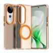 Vivo V40 Pro 5G Orange Magsafe PC Hybrid TPU Phone Case - 1