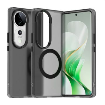 Vivo V40 Pro 5G Black Candy Magsafe PC Hybrid TPU Phone Case - 1