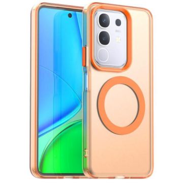 Vivo Y29 4G Orange Magsafe PC Hybrid TPU Phone Case - 1