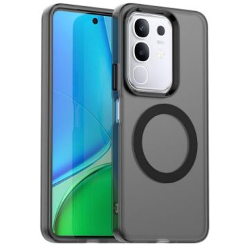 Vivo Y29 4G Black Magsafe PC Hybrid TPU Phone Case - 1