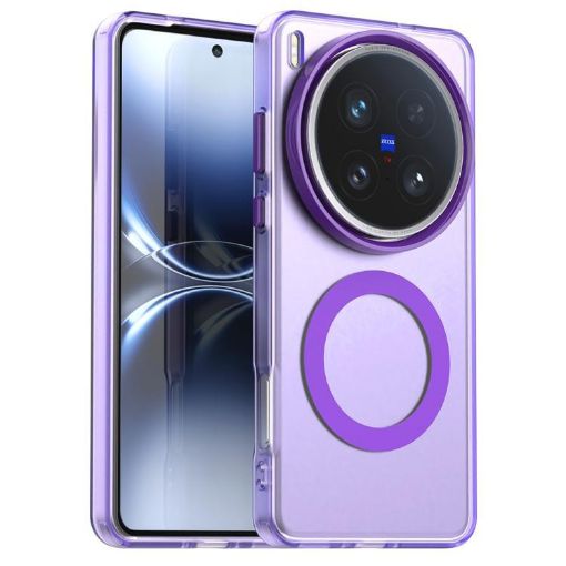 Vivo X200 Ultra Candy Magsafe PC Hybrid TPU Case - Purple - 1