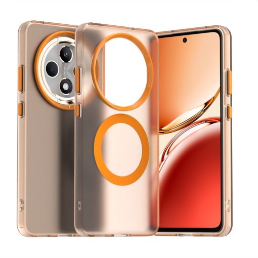 OPPO Reno12 F 4G Orange Candy Magsafe PC Hybrid TPU Case - 1